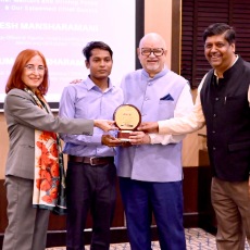 Being Honored By Mr. & Mrs. Mansharamani